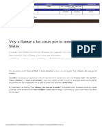 Descargas Clipping Voy A Llamar A Las Cosas Por Tu Nombre Mayo 2016 Es 2