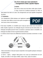 Chapitre 10 Equilibre Liquide - Vapeur