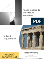 Aula 01-O Desenvolvimento Da Teoria e Da Crítica em Arquitetura