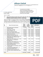 GPT Healthcare Limited - Anchor Intimation Letter