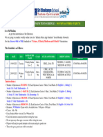 Cbse - Infinity Meta Weekly Ot - Non MPC & Other Subjects - Schedule & Instructions For Vi To Ix Classes