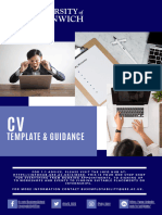 CV Template Guidance