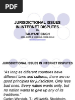 Jurisdictional Issues in Internet Disputes