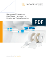 Broch Microporous Pes Membranes SL 1535 e Data