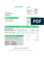 Fast Track Bag Invoice