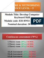 HNS L-5 Develop Computer Keyboard Skill