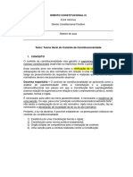 Teoria Geral Do Controle - Direito Constitucional Iii