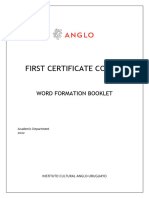 Students FCE Word Formation Booklet