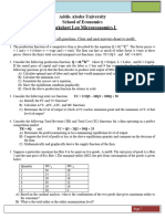 Worksheet I On MICRO I 2015-16 A.Y@AAU - NMD