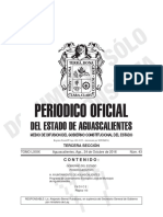 Programa de Ordenamiento Ecológico Local Del Municipio de Aguascalientes