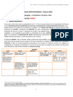 Jornadas Institucionales 2º Parte Enseñanza Por Áreas y Años