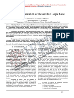 Verilog Implementation of Reversible Logic Gate