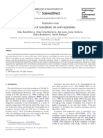 Effects of Toxaphene On Soil Organisms