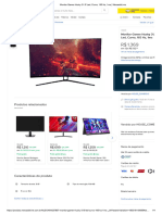 Monitor Gamer Husky 31.5' Led, Curvo, 165 HZ, 1ms - MercadoLivre