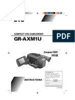 JVC GR-AXM1U Camcorder Manual