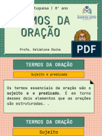 Termos Da Oração e Transitividade Verbal