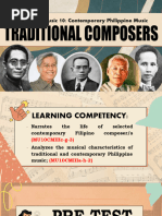 MUSIC - Q3 PPT-MAPEH10 - Lesson 1 (Traditional Composers)