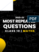 Most Repeated Questions - Maths Class 10 by Padhle