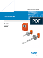 Operating Instructions Flowsic100 Flare en Im0037673