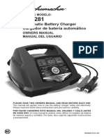 Automatic Battery Charger Cargador de Batería Automático: Owners Manual Manual Del Usuario