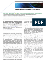 Monolithic Ultra-High-Q Lithium Niobate Microring Resonator