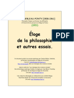 Eloge de La Philosophie