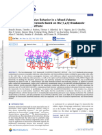 5 - Murase - JAmChemSoc2022 - Multi Redox Responsive Behaviour in Mixed Valence Semiconducting