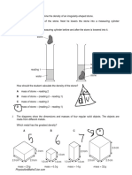 Density (Multiple Choice) QP