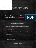 El Sintagma Adverbial