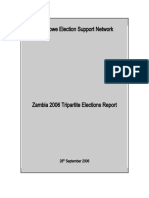 Zambia Tripartite Election Report