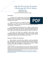 White Paper On Pili & Abaca Industries