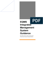 EQMS Integrated Management System Guidance