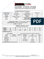 Certified Material Test Report