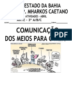 Atividades Sobre Comunicação