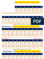 Abacus Worksheet Level1