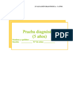 Evaluación Diagnóstica - 5 Años