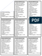 Lista de Material 4º Ano Lista de Material 4º Ano Lista de Material 4º Ano