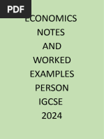 Economics Revisions Notes (GCSE)