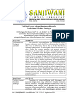 Tri Hita Karana Sebagai Landasan Filosofis Pendidi