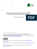 Notas de Um Naturalista Do Sul Do Brasil Fritz Müller