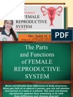 Grade 5 Science-Quarter 2 - Lesson 2 - The Female Reproductive System