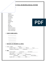 Assessment Tool On Neurological System: Baseline Data