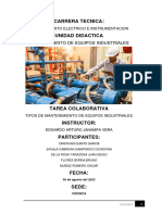 Trabajo de Mantenimiento de Equipos Industriales