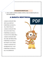 Atividade Estrutura Da Palavra Barata