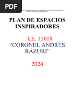 Plan de Trabajo - Espacios Inspiradores - IE 15018