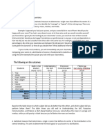 Week 13 Central Tendency For Ungrouped Data