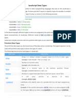 Data-Types in JavaScript - 045827