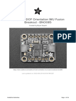 Adafruit 9 Dof Orientation Imu Fusion Breakout Bno085