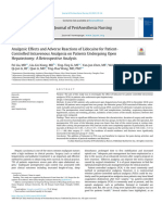 Analgesic Effects and Adverse Reactions of Lidocai