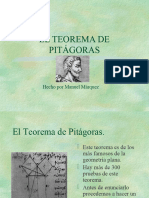 El Teorema de Pitagoras